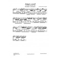 Adagio a-moll Manualiter /J.S Bach