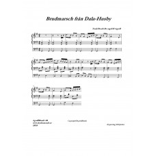 Brudmarsch från Dala-Husby /Trad/Bearb för orgel H Agrell