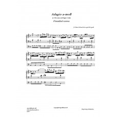 Adagio a-moll /J. S Bach