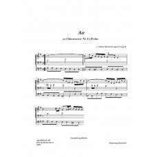 Air (förenklad) /J S Bach